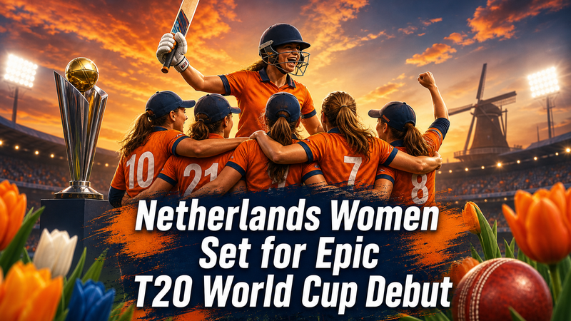 Illustration: Netherlands women's team ahead of their T20 World Cup debut
